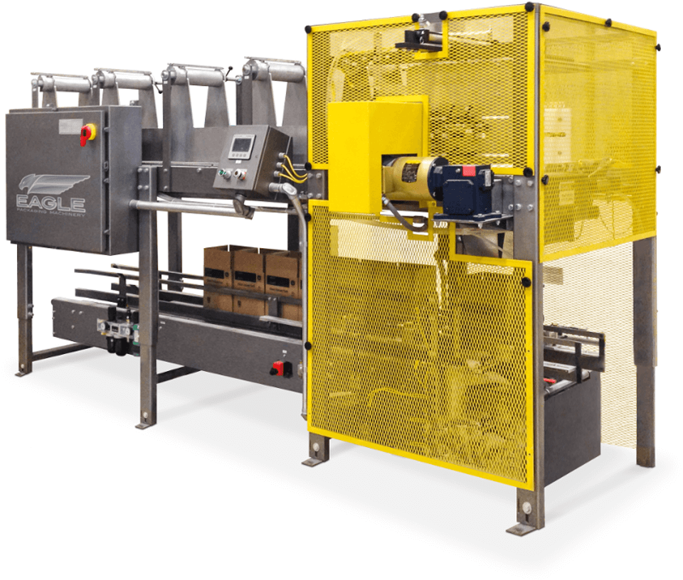 Automatic Drop Packer Machines Pouch & Bottle Case Packing