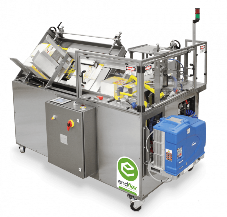 Boxxer 4000 automatic case erecting machine and glue sealer EndFlex