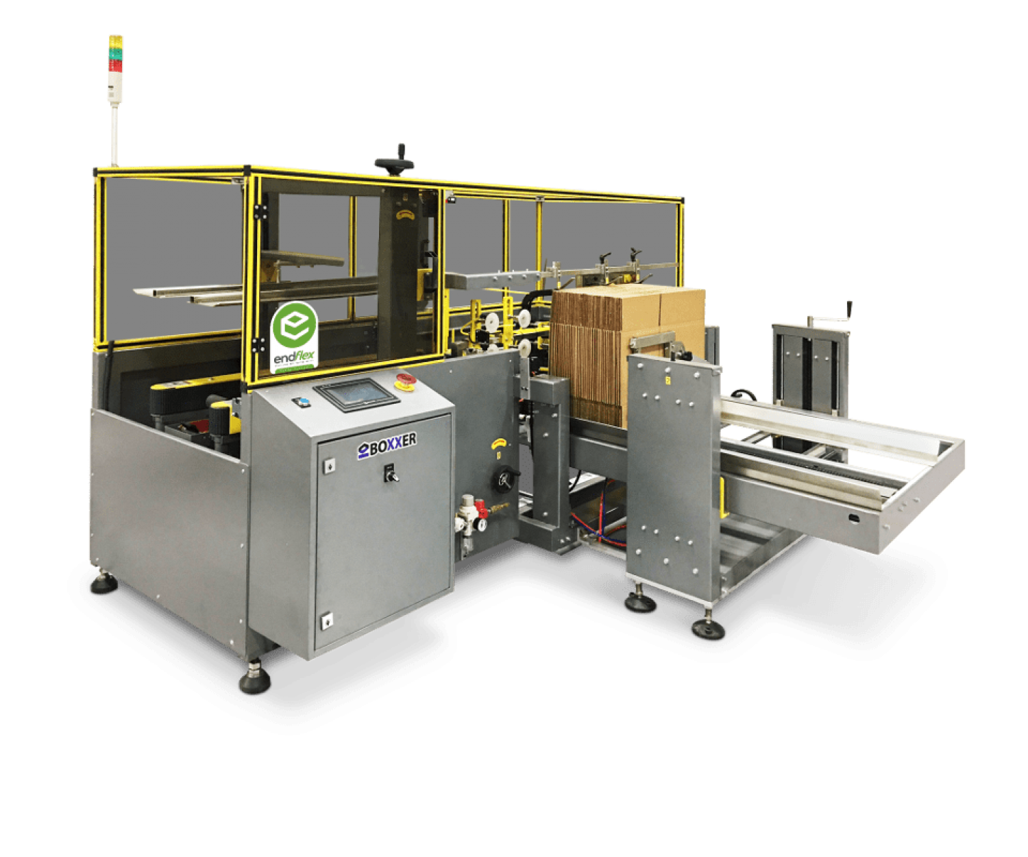 Boxxer automatic case erector and tape sealer