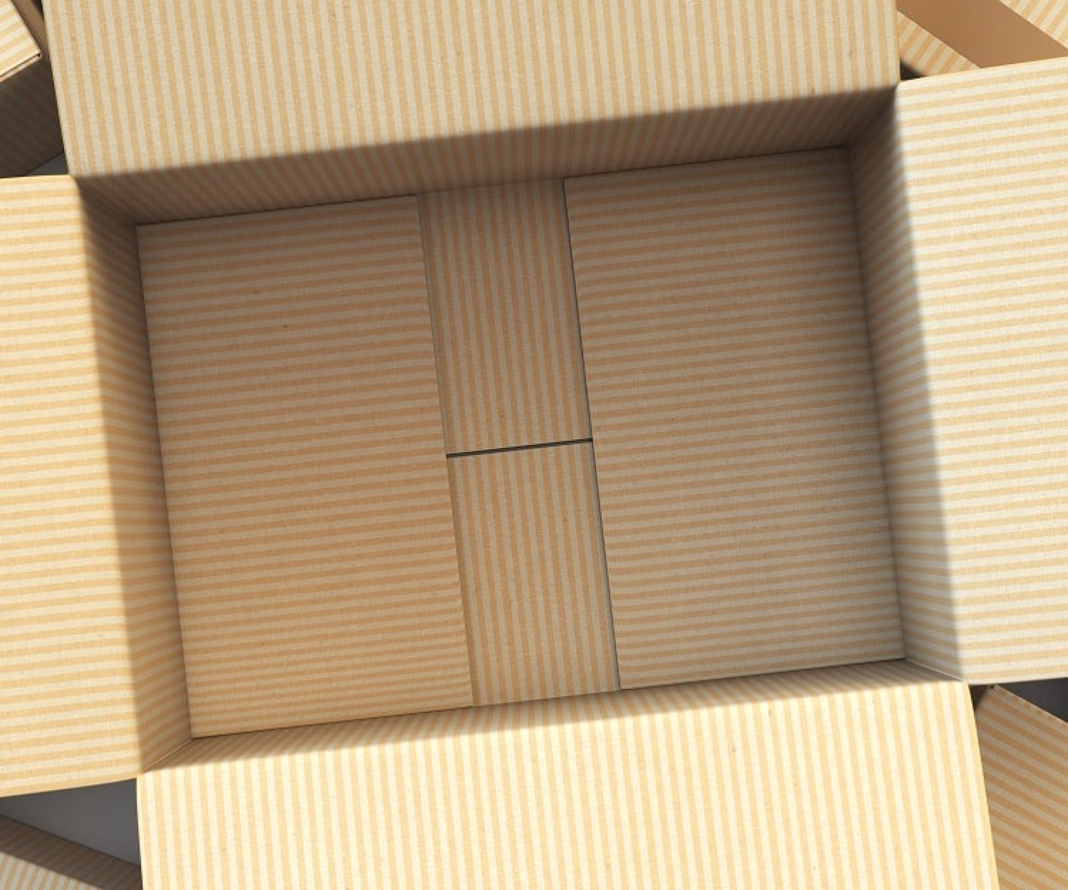 Case erected with tape from Boxxer