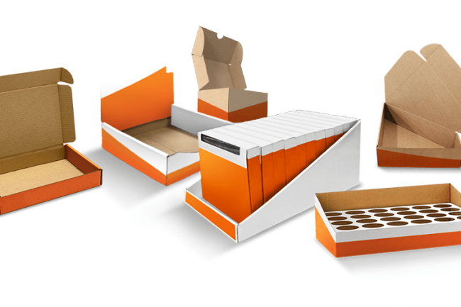EndFlex Bakery beverage produce tray Triangular corner post tray Breaker box Vassoyo glue tray forming machine