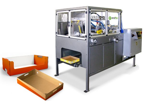 Tray forming machine