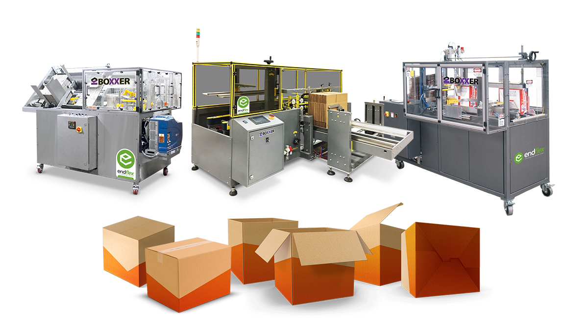 glue and tape case erecting machines