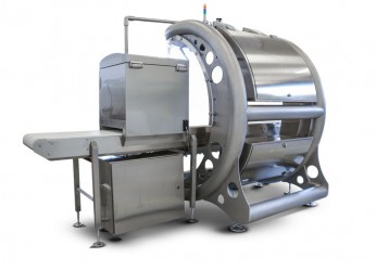 delta high speed robotic case packer back side