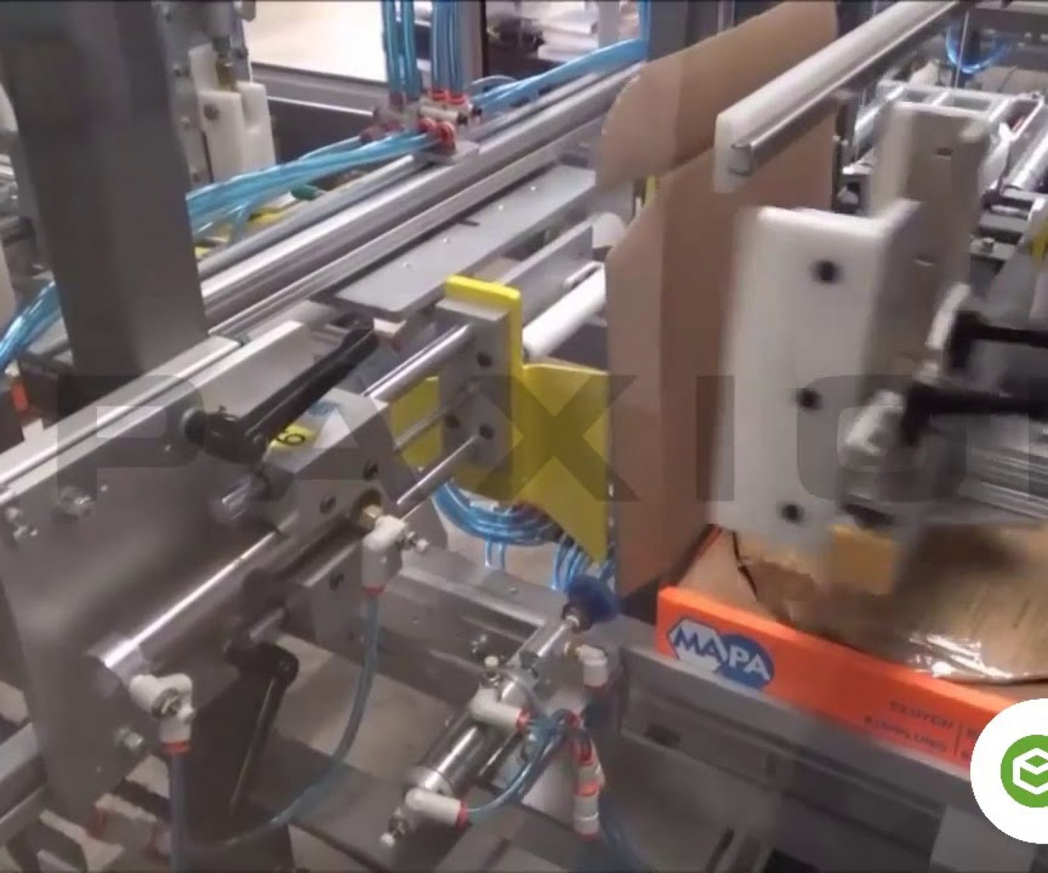 PopLok Tray Lid Closer for Roll and Tuck Trays