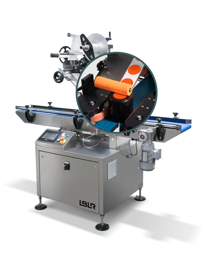 container top labeling packaging machine