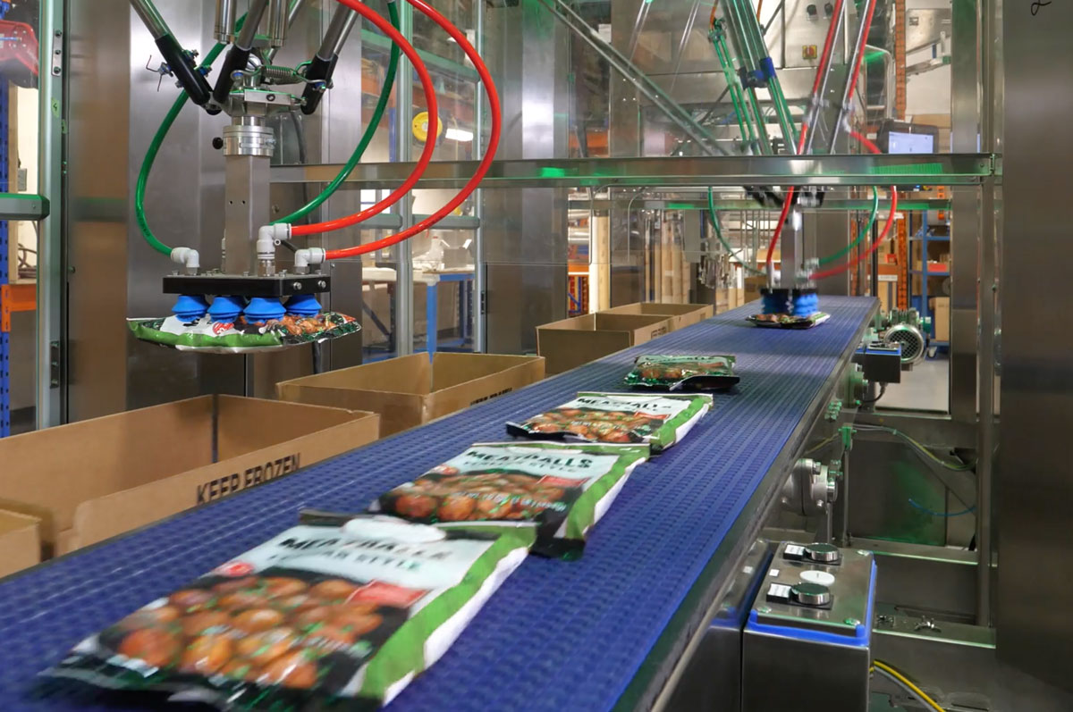 dual pkr delta case packer robotic packaging machine